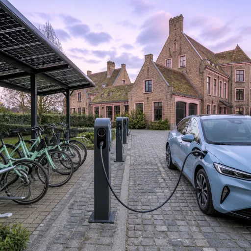 Elektrisch door België: hotels met laadpalen en groene mobiliteit